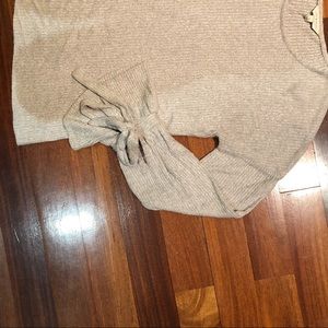 Light gray thin comfy sweater